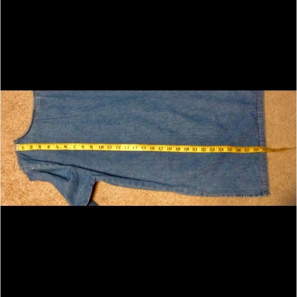 Bedford Fair Vintage Pullover Denim Shirt Size Medium - Picture 10 of 13